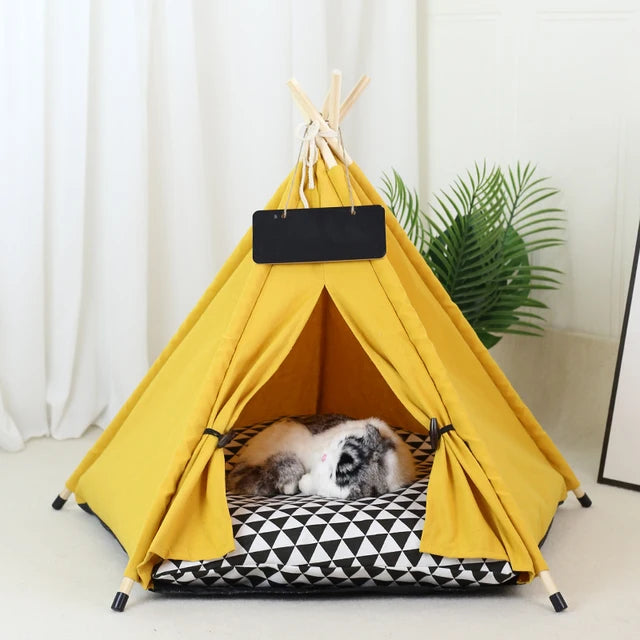pet tipi tent Niko's Tipi Bed – Niko's Beds